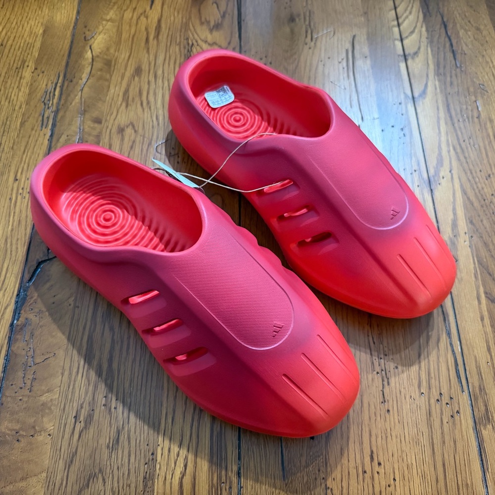 New Adidas adiFOM Infinity Mule – red colorway